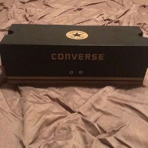 Navy blue chuck taylor converse. Gently used